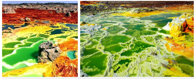 dallol-1 Khung cảnh huyền ảo của Dallol, không thể có sự sống