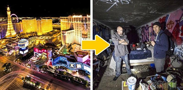 Đường hầm dưới Las Vegas