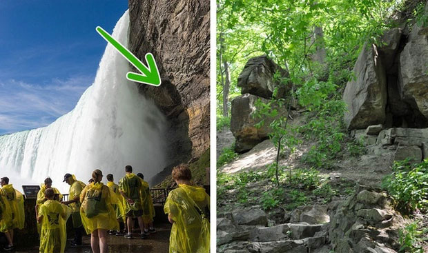 Hang động tại Thác Niagara