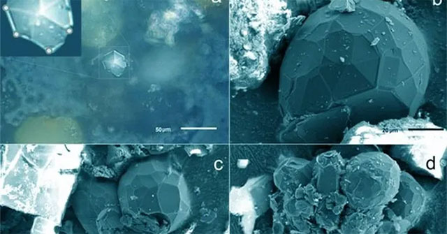 Vi-tinh thể carbon bất thường phát hiện trong bụi thiên thạch Chelyabinsk