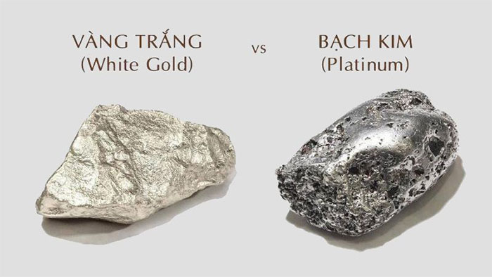 bach-kim-2 Bạch kim không phải là vàng trắng.